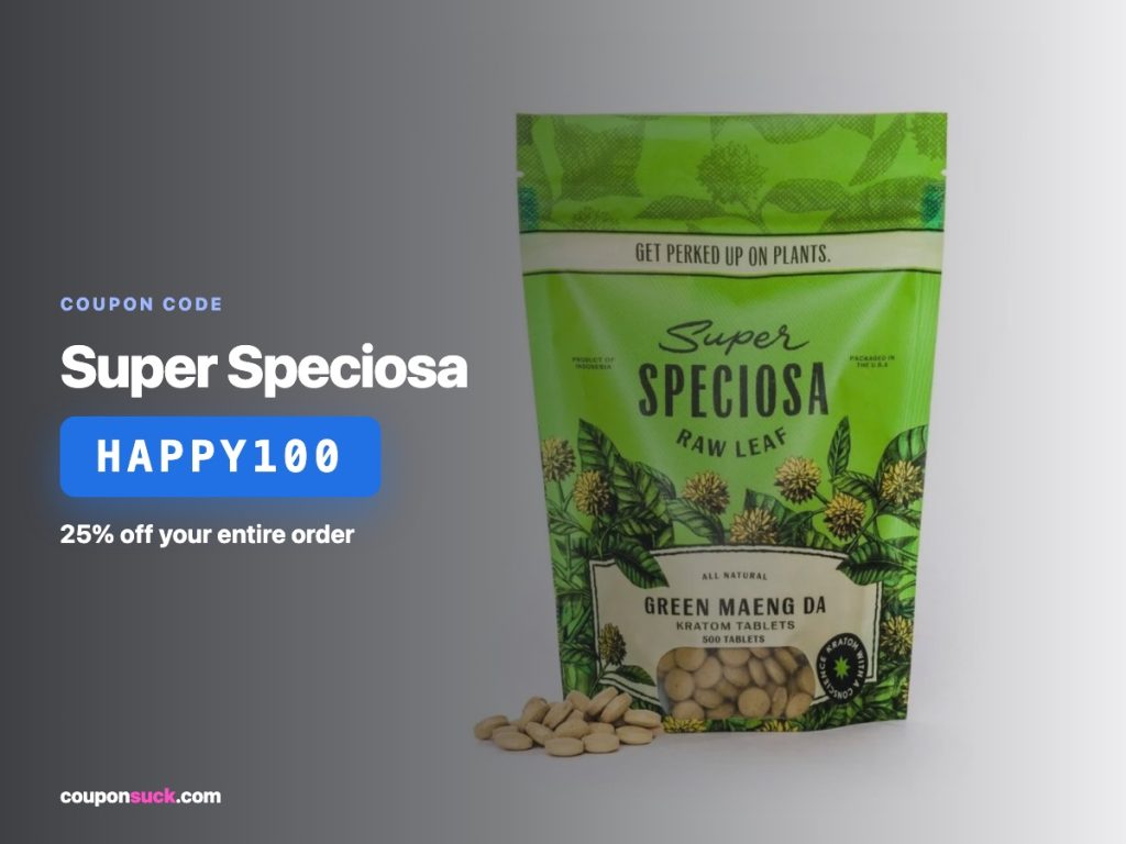super speciosa coupon code happy100 — 25% off your entire order