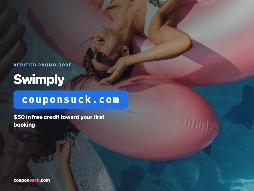 Swimply promo code — $50 in free credit toward your first booking