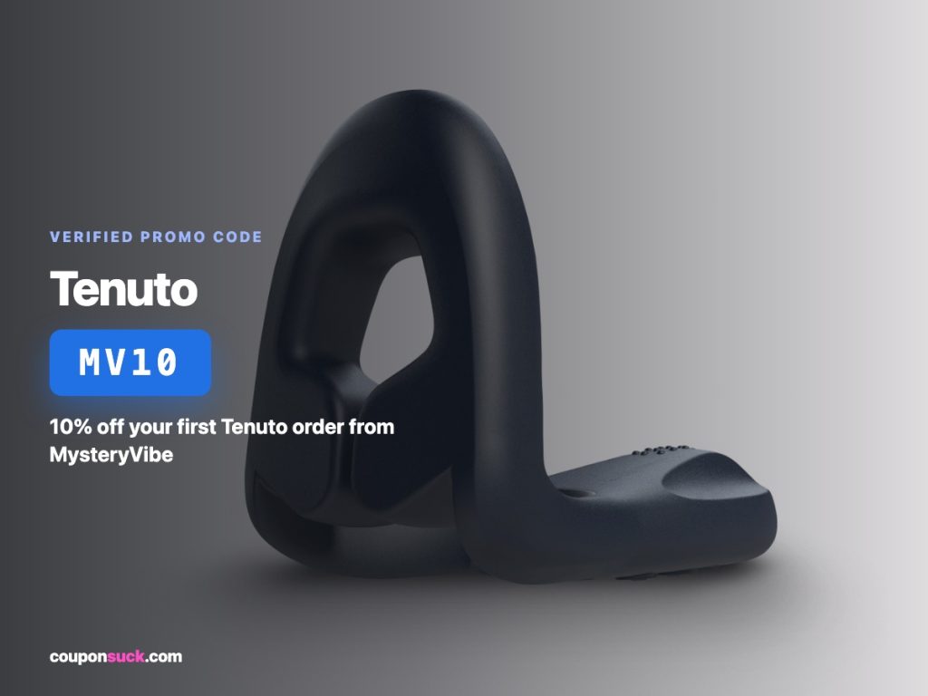 tenuto mysteryvibe promo code MV10 — 10% off your first Tenuto order
