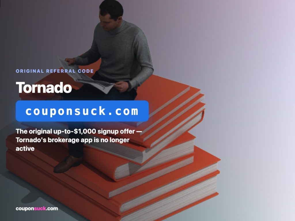 Tornado Brokerage promo details