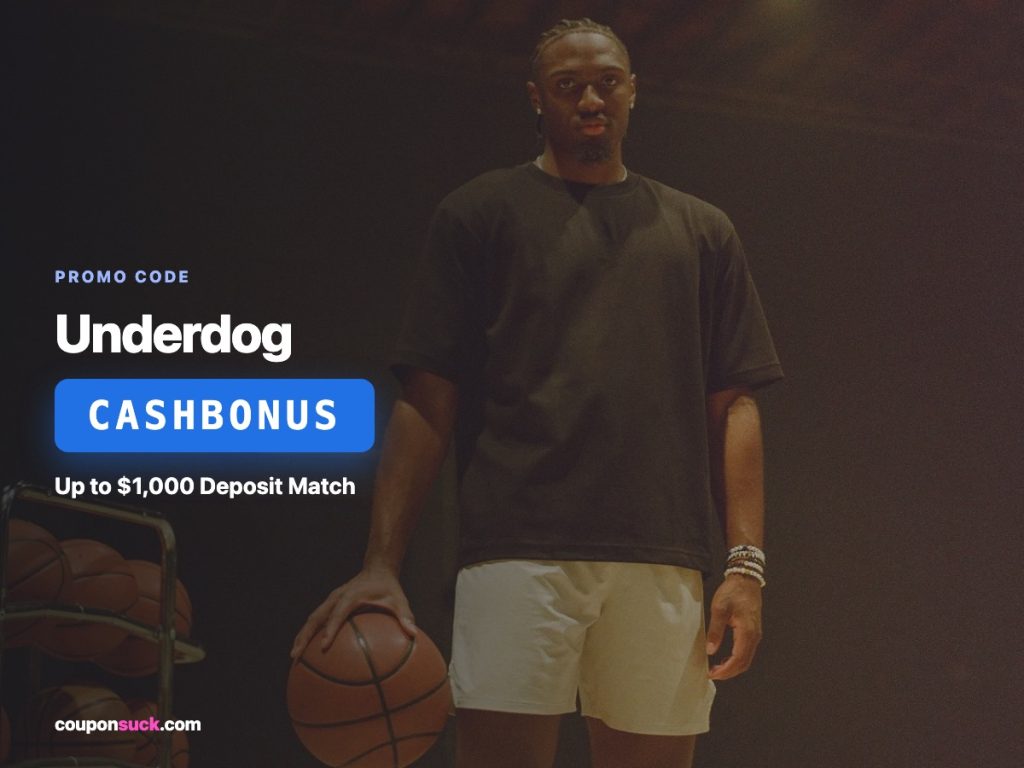 Underdog Fantasy promo code CASHBONUS offer