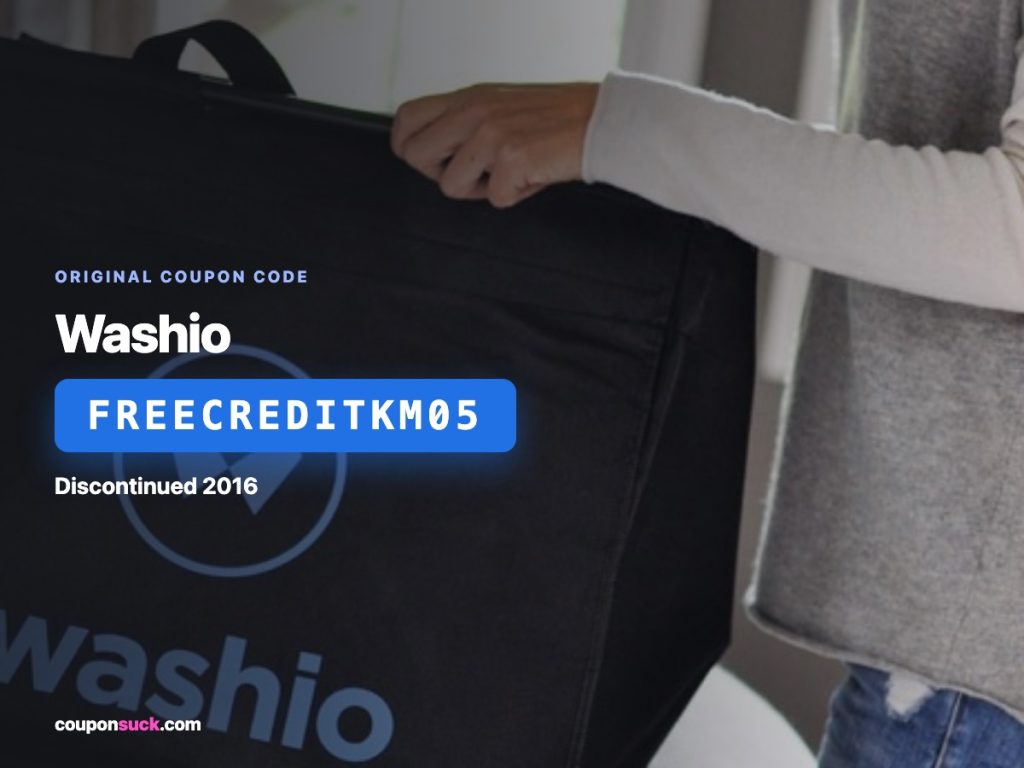 Washio promo details