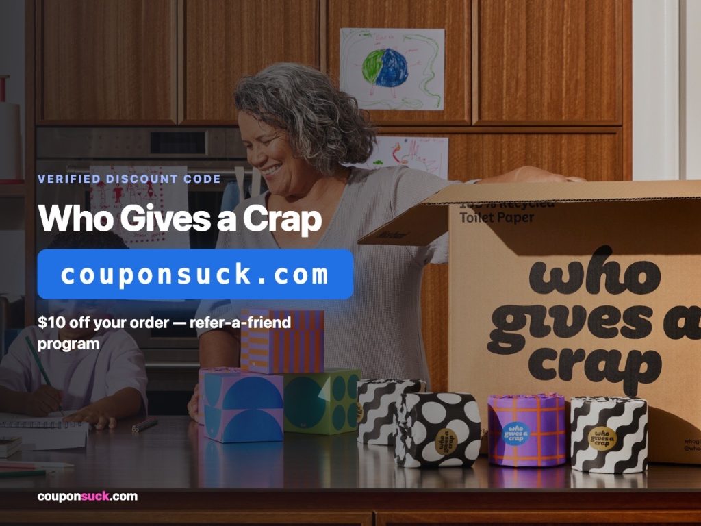 Who Gives a Crap promo details