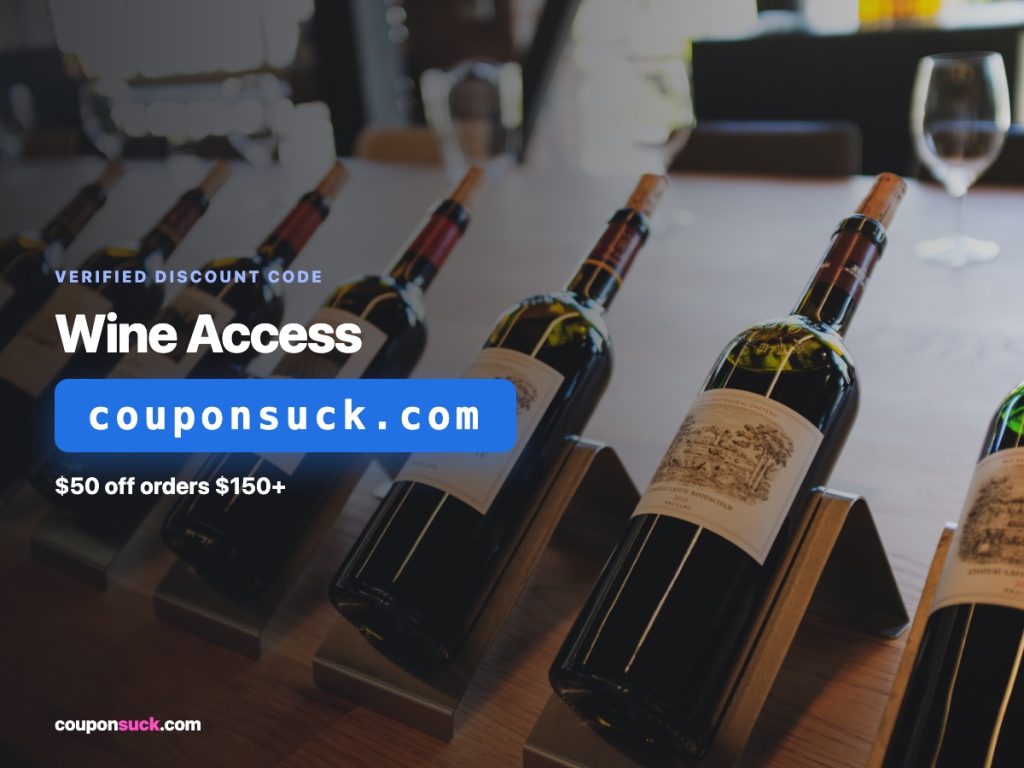 Wine Access discount code — $50 off orders $150+