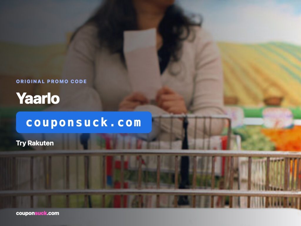 Yaarlo promo code — try Rakuten instead